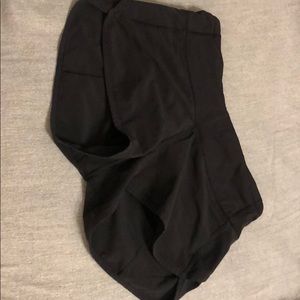 Size 2 black lululemon shorts